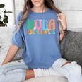 Hola Estudiantes Maestra Back To School Spanish Teacher Women's Comfort Colors T-Shirt Blue Jean Hola Estudiantes Maestra Back To School Spanish Teacher Women's Comfort Colors T-Shirt Blue Jean