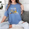 I'm Ok Lunch Lady Life Cafeteria Crew Teacher Women Women's Comfort Colors T-Shirt Blue Jean I'm Ok Lunch Lady Life Cafeteria Crew Teacher Women Women's Comfort Colors T-Shirt Blue Jean