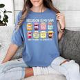 Inclusion Is My Jam And I'm Here To Spread It Sped Teacher Women's Comfort Colors T-Shirt Blue Jean Inclusion Is My Jam And I'm Here To Spread It Sped Teacher Women's Comfort Colors T-Shirt Blue Jean