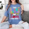 Instructional Assistant Loves Her Kids Teacher Assistant Women's Comfort Colors T-Shirt Blue Jean Instructional Assistant Loves Her Kids Teacher Assistant Women's Comfort Colors T-Shirt Blue Jean