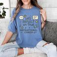 Instructional Coach Reflect Support Teachers Student Success Women's Comfort Colors T-Shirt Blue Jean Instructional Coach Reflect Support Teachers Student Success Women's Comfort Colors T-Shirt Blue Jean