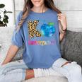 K Is For Kindergarten Teacher Tie Dye Back To School Kinder For Men Women Girls Kids Women's Comfort Colors T-Shirt Blue Jean