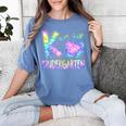 K Is For Kindergarten Teacher Tie Dye Back To School Kinder Women's Comfort Colors T-Shirt Blue Jean