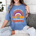Kindergarten Teacher Pumpkin Patch Cute Women's Comfort Colors T-Shirt Blue Jean Kindergarten Teacher Pumpkin Patch Cute Women's Comfort Colors T-Shirt Blue Jean