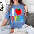 I Love STEM Student Teacher 1st Day Of School Back To School Women's Comfort Colors T-Shirt Blue Jean I Love STEM Student Teacher 1st Day Of School Back To School Women's Comfort Colors T-Shirt Blue Jean