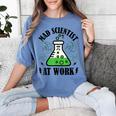 Mad Scientist Science Teacher Halloween Costume Teen Girls Women's Comfort Colors T-Shirt Blue Jean Mad Scientist Science Teacher Halloween Costume Teen Girls Women's Comfort Colors T-Shirt Blue Jean