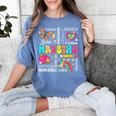 Maestra Spanish Teacher Back To School Maestra De Espanol Women's Comfort Colors T-Shirt Blue Jean