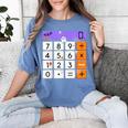 Math Teacher Halloween Costume Calculator Math Pun Women's Comfort Colors T-Shirt Blue Jean Math Teacher Halloween Costume Calculator Math Pun Women's Comfort Colors T-Shirt Blue Jean