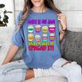 Math Teacher My Jam Here To Spread Mathematics Humor Women's Comfort Colors T-Shirt Blue Jean Math Teacher My Jam Here To Spread Mathematics Humor Women's Comfort Colors T-Shirt Blue Jean