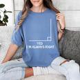 Math Teacher Joke Men Women Fun Best Math Quotes Women's Comfort Colors T-Shirt Blue Jean