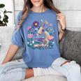 Microscope Flower Butterfly Biology Science Teacher Student Women's Comfort Colors T-Shirt Blue Jean Microscope Flower Butterfly Biology Science Teacher Student Women's Comfort Colors T-Shirt Blue Jean
