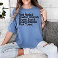Montessori Helvetica Education Teacher Women's Comfort Colors T-Shirt Blue Jean Montessori Helvetica Education Teacher Women's Comfort Colors T-Shirt Blue Jean
