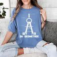 Oh Geometree Math Teacher Geometry Christmas Tree For Men Women Kids Women's Comfort Colors T-Shirt Blue Jean