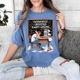 Overworked Underpaid Always Grading Teacher Women's Comfort Colors T-Shirt Blue Jean Overworked Underpaid Always Grading Teacher Women's Comfort Colors T-Shirt Blue Jean