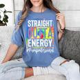 Paraprofessional Straight Outta Energy Teacher Life For Men Women Women's Comfort Colors T-Shirt Blue Jean Paraprofessional Straight Outta Energy Teacher Life For Men Women Women's Comfort Colors T-Shirt Blue Jean