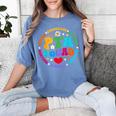Parents Teacher Association Team Supporter PTA Squad For Men Women Girls Kids Women's Comfort Colors T-Shirt Blue Jean