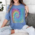 PE Teacher Phys Ed Tie Dye Physical Education Appreciation Women's Comfort Colors T-Shirt Blue Jean
