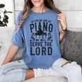 Piano Teacher Pianist Women's Comfort Colors T-Shirt Blue Jean Piano Teacher Pianist Women's Comfort Colors T-Shirt Blue Jean