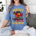 Pirate Pre-K Teacher Preschool Halloween Women's Comfort Colors T-Shirt Blue Jean Pirate Pre-K Teacher Preschool Halloween Women's Comfort Colors T-Shirt Blue Jean