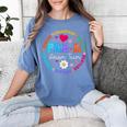 Pre K Dream Team Back To School Boys First Day Teacher Women's Comfort Colors T-Shirt Blue Jean