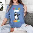 Pre-K Vibes Only Penguin Teachers Kids Back To School Women's Comfort Colors T-Shirt Blue Jean Pre-K Vibes Only Penguin Teachers Kids Back To School Women's Comfort Colors T-Shirt Blue Jean
