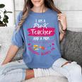 PreK Teacher Mom Shirt Preschool Teacher Mother For Women Women's Comfort Colors T-Shirt Blue Jean