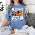 Preschool Boo Crew Teacher Halloween Women's Comfort Colors T-Shirt Blue Jean Preschool Boo Crew Teacher Halloween Women's Comfort Colors T-Shirt Blue Jean