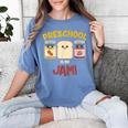 Preschool Is My Jam Teacher Shirt Women's Comfort Colors T-Shirt Blue Jean Preschool Is My Jam Teacher Shirt Women's Comfort Colors T-Shirt Blue Jean