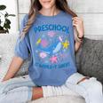 Preschool Is Whale-y Great Preschool Teacher Women's Comfort Colors T-Shirt Blue Jean Preschool Is Whale-y Great Preschool Teacher Women's Comfort Colors T-Shirt Blue Jean