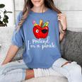 Pretend I'm A Pirate Teacher Apple Talk Like A Pirate Day Men Women Kids Women's Comfort Colors T-Shirt Blue Jean