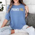Principal School Teacher Friend Men Women Women's Comfort Colors T-Shirt Blue Jean