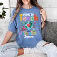 Proud To Teach Multilingual Learner ESL English Teacher Women's Comfort Colors T-Shirt Blue Jean Proud To Teach Multilingual Learner ESL English Teacher Women's Comfort Colors T-Shirt Blue Jean