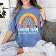 Rainbow Pencil Dream Exceptional Education Team SPED Teacher Women's Comfort Colors T-Shirt Blue Jean