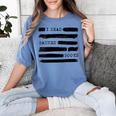 I Read Banned Books Banned Books Week Librarian Teacher Women's Comfort Colors T-Shirt Blue Jean