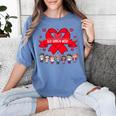 Red Ribbon Week Awareness For Students And Teachers Men Women Girls Kids Women's Comfort Colors T-Shirt Blue Jean