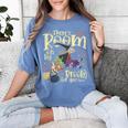 There's Room On My Broom For You Too Teacher Halloween Women's Comfort Colors T-Shirt Blue Jean
