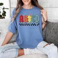Rock Abcd Back To School Abcd Preschool Teacher Appreciation Women's Comfort Colors T-Shirt Blue Jean Rock Abcd Back To School Abcd Preschool Teacher Appreciation Women's Comfort Colors T-Shirt Blue Jean