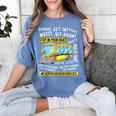 School Bus Driver Life Last Day Of School Teacher Kids Women's Comfort Colors T-Shirt Blue Jean