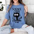 Science Teacher Appreciation Merch -Adults -Youth Grey Classic Fit Modern Science Theme Cartoon Women's Comfort Colors T-Shirt Blue Jean Science Teacher Appreciation Merch -Adults -Youth Grey Classic Fit Modern Science Theme Cartoon Women's Comfort Colors T-Shirt Blue Jean