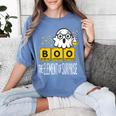 Science Teacher Halloween Elements Of Surprise Chemistry Women's Comfort Colors T-Shirt Blue Jean Science Teacher Halloween Elements Of Surprise Chemistry Women's Comfort Colors T-Shirt Blue Jean