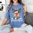 Science Teacher Squad Reindeer Christmas Teacher Xmas Lights For Men Women Women's Comfort Colors T-Shirt Blue Jean Science Teacher Squad Reindeer Christmas Teacher Xmas Lights For Men Women Women's Comfort Colors T-Shirt Blue Jean