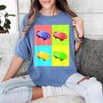 Scooter Physical Education PE Gym Teacher Women's Comfort Colors T-Shirt Blue Jean