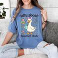 Silly Goose Teacher Club Silly Goose For Teacher Women's Comfort Colors T-Shirt Blue Jean Silly Goose Teacher Club Silly Goose For Teacher Women's Comfort Colors T-Shirt Blue Jean