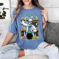 Skeleton Mad Scientist Halloween Costume Science Teacher Women's Comfort Colors T-Shirt Blue Jean Skeleton Mad Scientist Halloween Costume Science Teacher Women's Comfort Colors T-Shirt Blue Jean