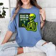 Solve The Problem Skeleton Teacher Halloween Math Six Seven Women's Comfort Colors T-Shirt Blue Jean Solve The Problem Skeleton Teacher Halloween Math Six Seven Women's Comfort Colors T-Shirt Blue Jean