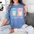 SPED Teacher Special Education First Coffee Then Data Women's Comfort Colors T-Shirt Blue Jean SPED Teacher Special Education First Coffee Then Data Women's Comfort Colors T-Shirt Blue Jean