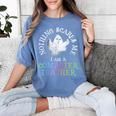 This Is My Spooky COMPUTER TEACHER Costume Don't Scare Me Women's Comfort Colors T-Shirt Blue Jean