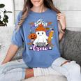 Spooky Para Crew Ghost Halloween Paraprofessional Teacher Women's Comfort Colors T-Shirt Blue Jean Spooky Para Crew Ghost Halloween Paraprofessional Teacher Women's Comfort Colors T-Shirt Blue Jean