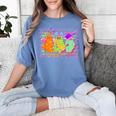 Spooky Teacher Halloween Ghost Fall Autumn Season Women Women's Comfort Colors T-Shirt Blue Jean