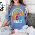 STEAM Teacher Squad Team Crew Back To School STEM Special Women's Comfort Colors T-Shirt Blue Jean